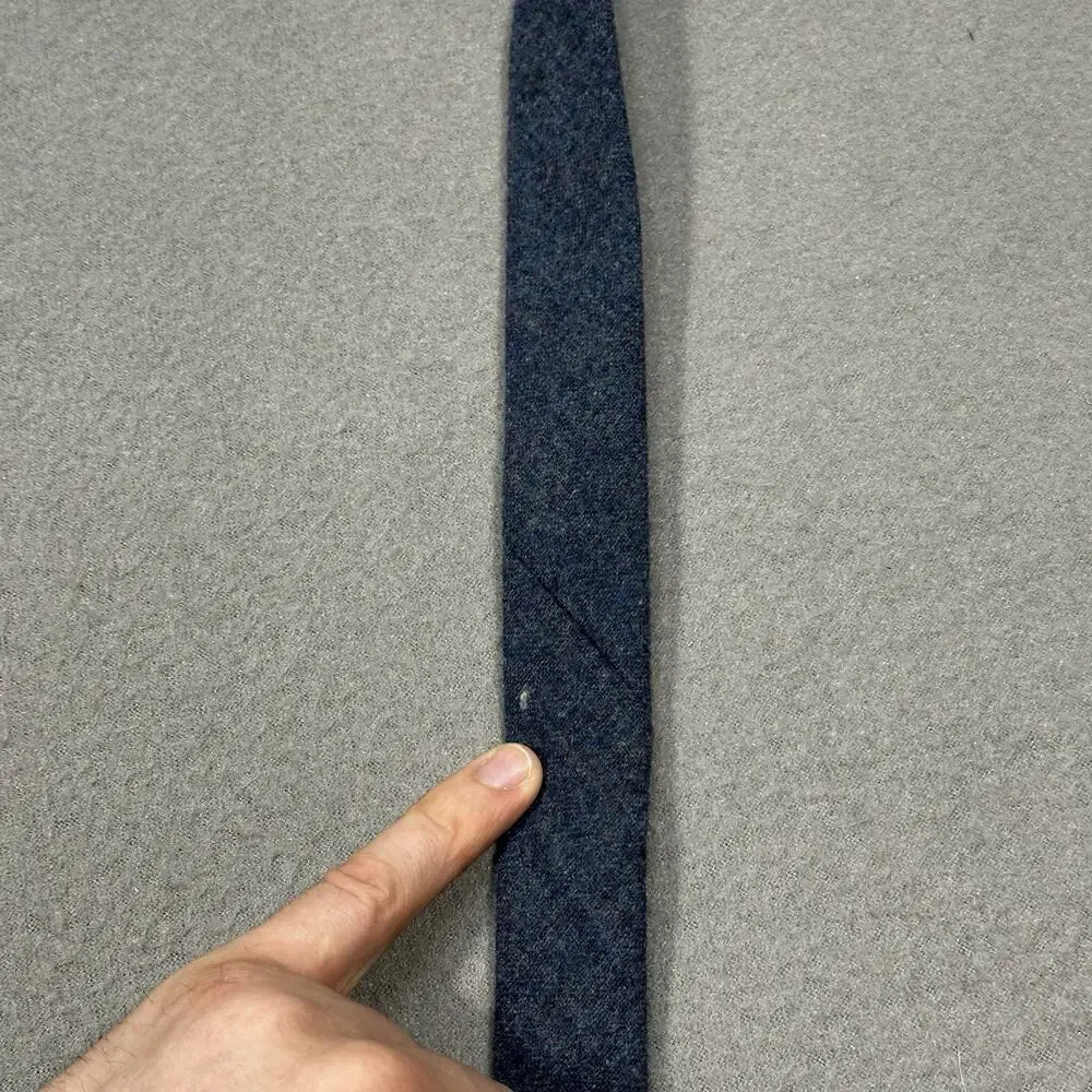 Vintage Pendleton 100% Virgin Wool Blue Tweed Necktie Men’s Made in USA Tie